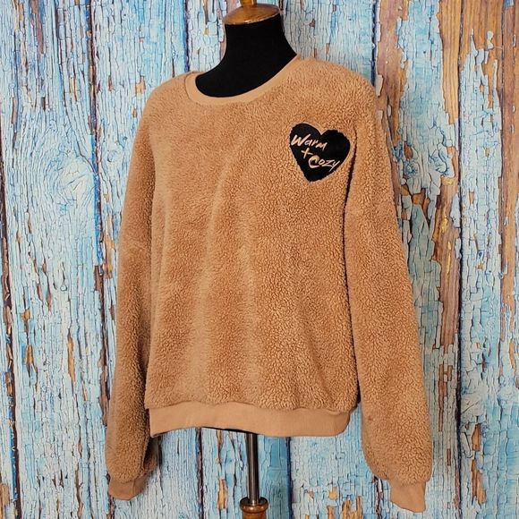 Zoe + Liv Tops - Zoe+Liv Teddy Pullover Swetshirt